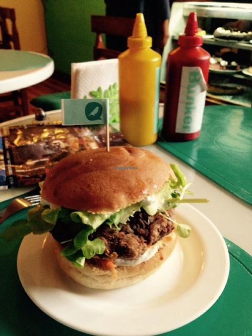 boiger at Vegan Bunker in Santiago