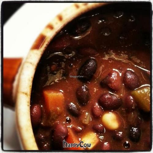 Black Bean Soup at Garden Grill Cafe in Wichita
