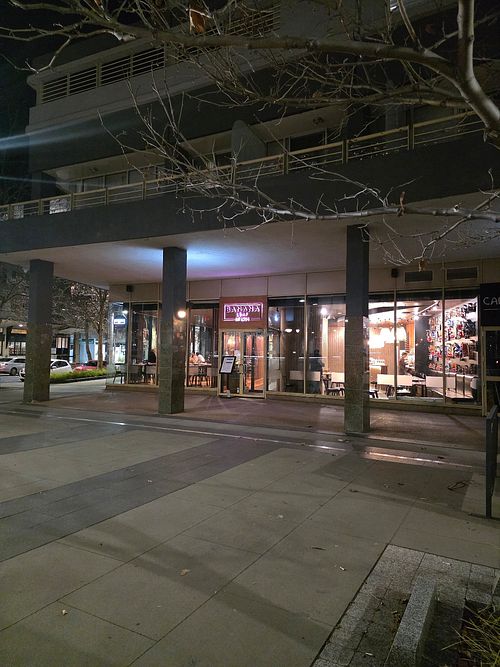 Front the outside at Banana Leaf Restaurant in Canberra