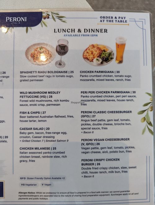  at SYD - Peroni Bar - T1 in Mascot