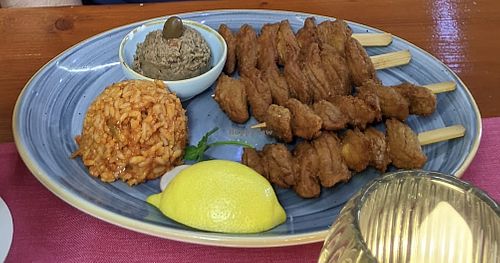 Souvlaki  at Poseidon in Munich