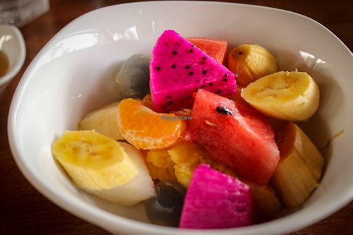 fruit salad at Rikitikitavi in Kampot