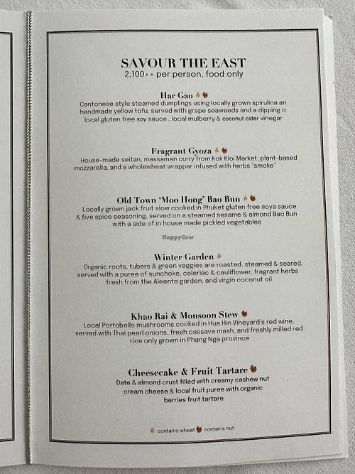 6 courses dinner   at The Seasons Restaurant in Takua Thung