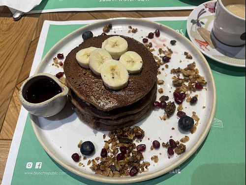 Vegan pancakes  at Brunch Republic  in Padua