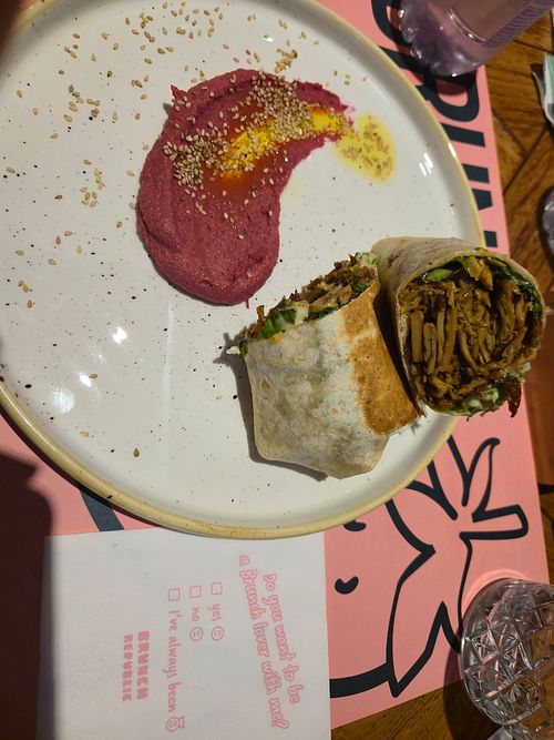 Vegan burrito at Brunch Republic  in Padua