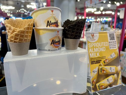 Vegan cones at YoungMindTai - Youngไม้ตาย in Bangkok