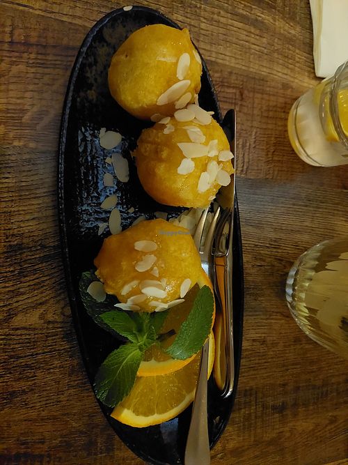 Not sure if it was honey on this or something else... at Cô Tâm Restaurant in Haarlem