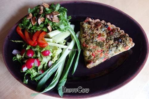 Vegan quiche @ Mahemarket Cafe at Mahemarket and Cafe in Tallinn