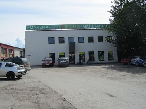 exterior view from street at Mahemarket - Parim Pood in Tallinn
