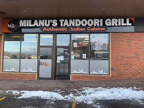 Storefront. at Milanu's Tandoori Grill in Pickering