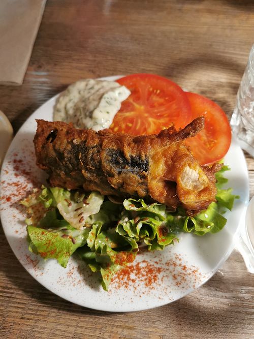 Trish at Le Dolly's in Caen