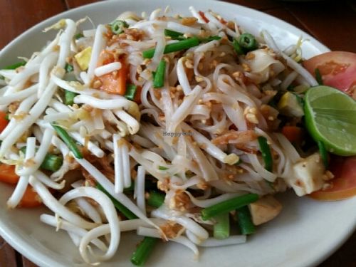 phad Thai at Anchan Vegetarian Restaurant in Chiang Mai