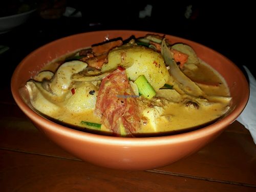 Masaman Curry at Anchan Vegetarian Restaurant in Chiang Mai