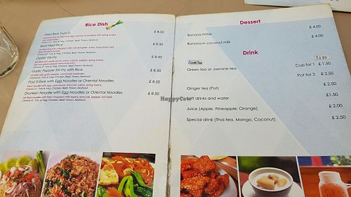 Menu at Yum-D in South West London