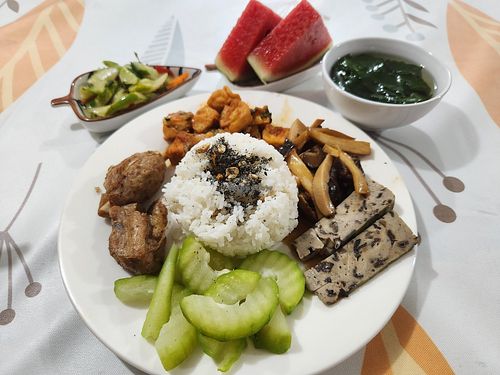 Cơm suất at Bếp Chay Hạnh Phúc in Hanoi