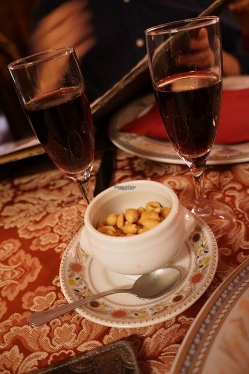 Complimentary aperitifs. at Le Bistrot in Rome