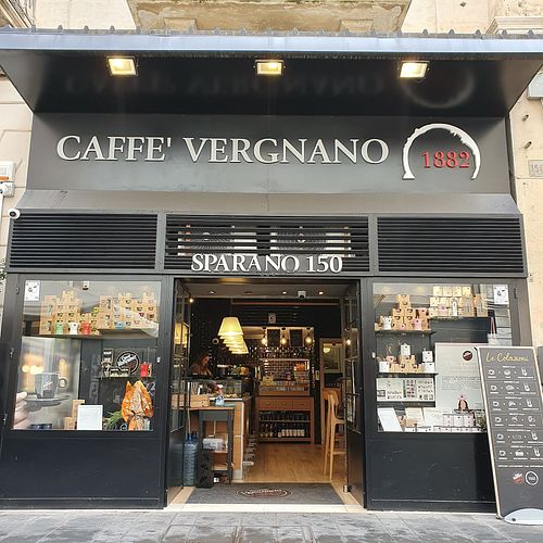  at Caffe Vergnano in Bari