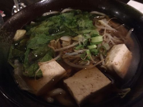 ";vegan"; sukiyaki that was later discovered to have meat in it at Gomen Kudasai in New Paltz
