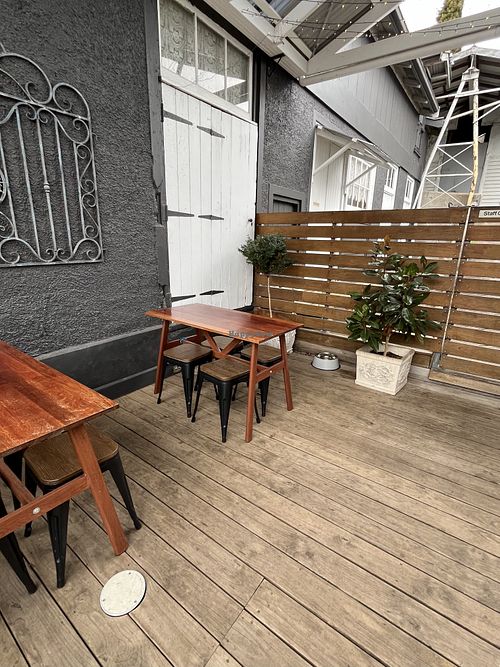 Outdoor area   at Dixie Blue in Deloraine