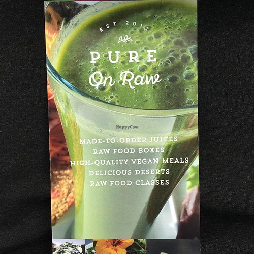 their leaflet at Pure on Raw in Sheffield