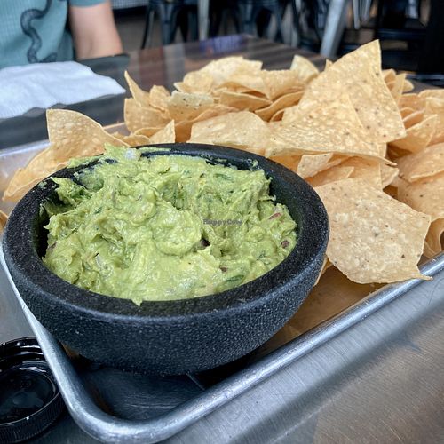 Guac & Chips. Piled high, enough to satisfy a family of 4  at A Taco Affair in Denville