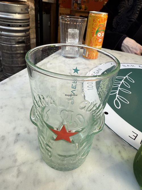 glass  at Meat The Vegans in North West London