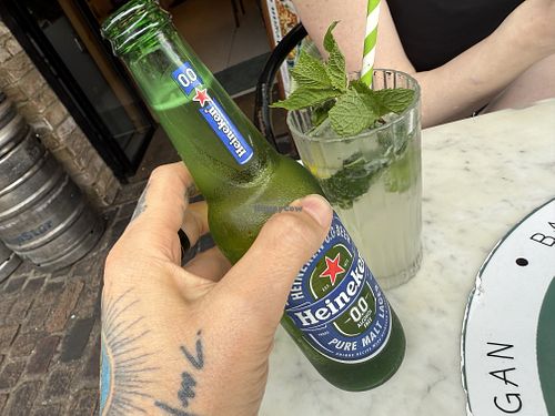 drinks  at Meat The Vegans in North West London