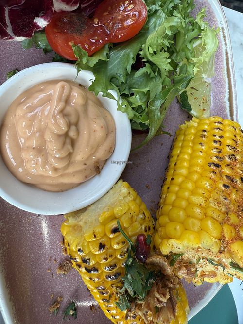 corn on the cob  at Meat The Vegans in North West London
