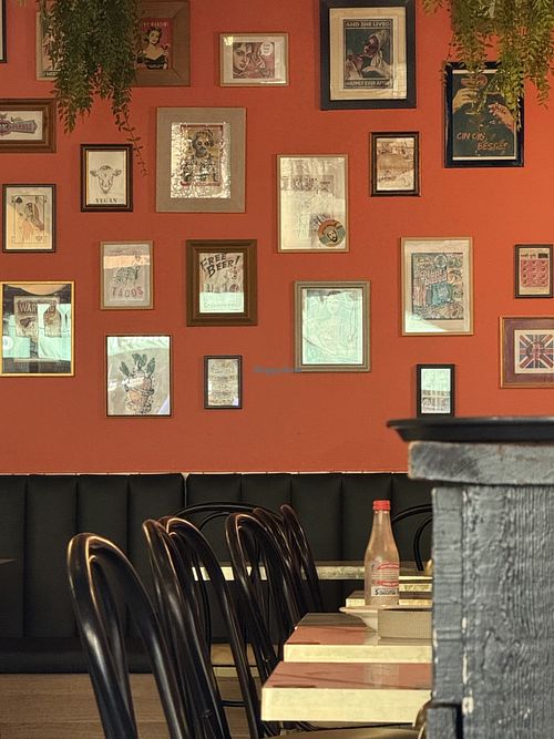 inside  at Meat The Vegans in North West London