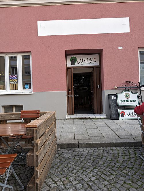 Der Eingang at Mathilda Vegan in Munich