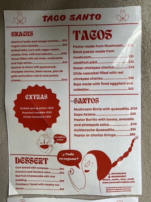   at Taco Santo in Mexico City