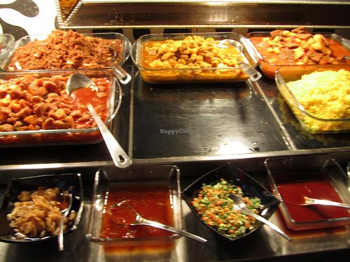 buffet - hot items at Tao in London