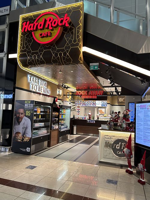 Exterior (wouldn’t go in though 😆)  at DXB - Hard Rock Cafe - T3 - B in Dubai