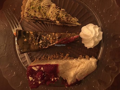 Selection of cakes  at Veganima in Arco