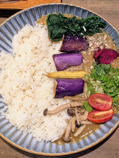 Curry with vegetables instead of tofu at SYOSyoHOUBou - 無所洋食  in Taipei