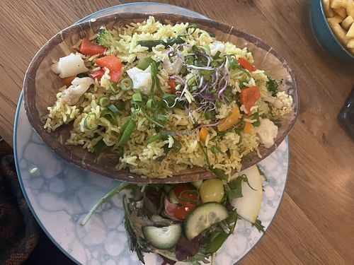 Groente paella  at Brasserie 't Hert va Woabich in Landgraaf