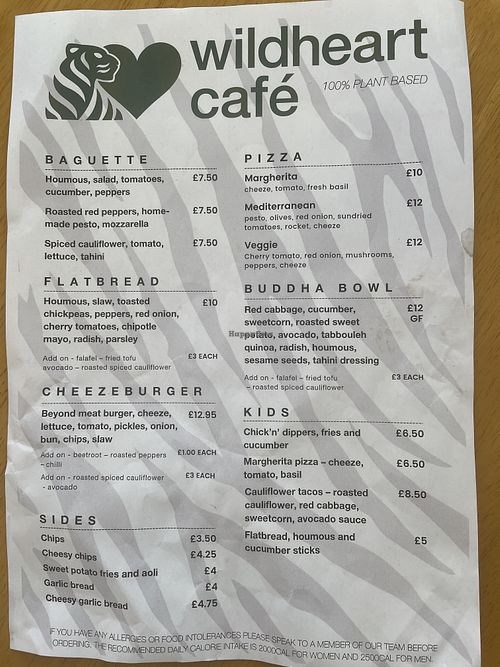 Wildheart Animal Sanctuary Cafe Sandown Isle Of Wight Restaurant