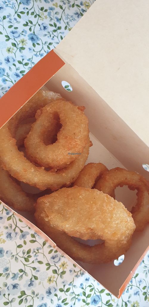 Vegan onion rings at Burgerme - Dachauer Straße in Munich