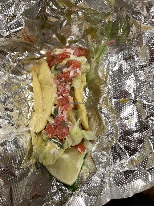 Fish taco  at Vegan Vatoz in Riverside
