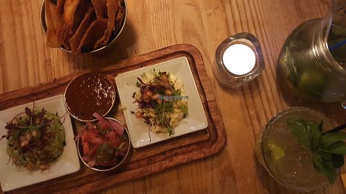 The veggie-vegan starter at The Mex in St Ives