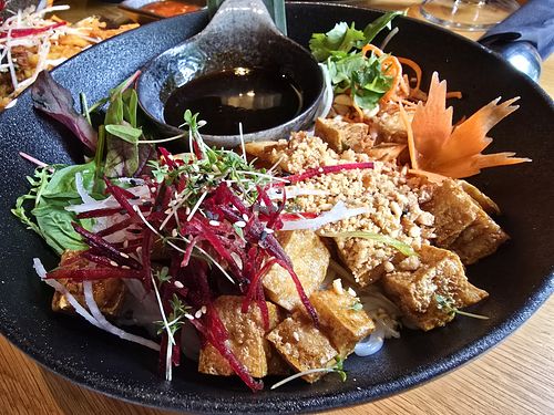 teriyaki tofu  at Ginya Vegan House  in Hamburg