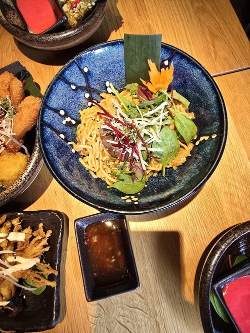 Noodles from the lunch menu  at Ginya Vegan House  in Hamburg