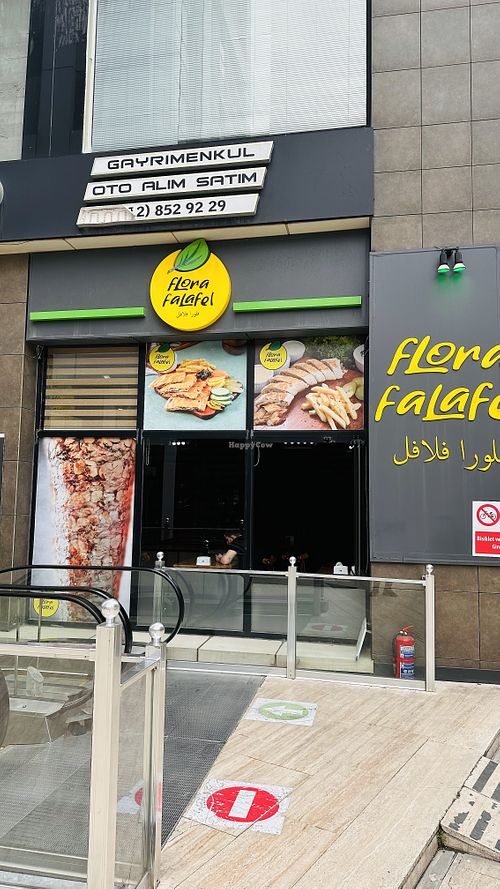 Outside   at Flora Falafel in Istanbul