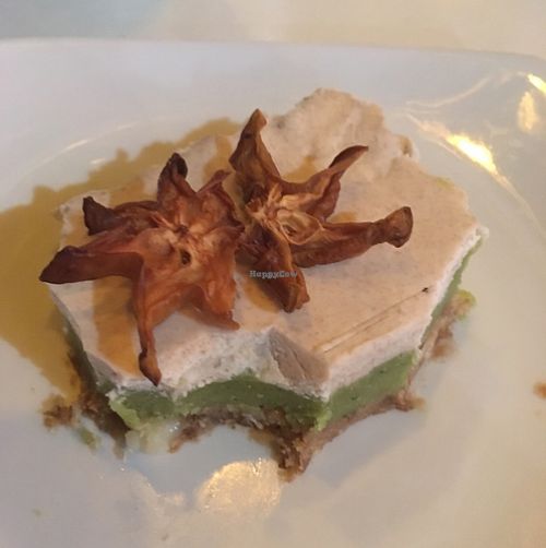 banana matcha cheesecake  at Greens and Vines in Honolulu