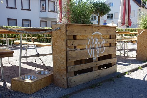 Drinking bar for companion animals  at Ilse in Saarbrucken