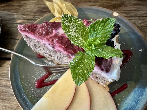 poppy seed cake  at Blaupause in Luebeck