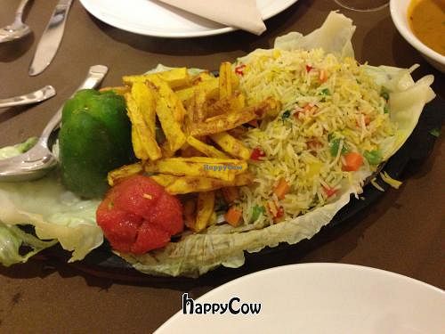 Indian Stuff sizzler at Jai palace in Bangkok