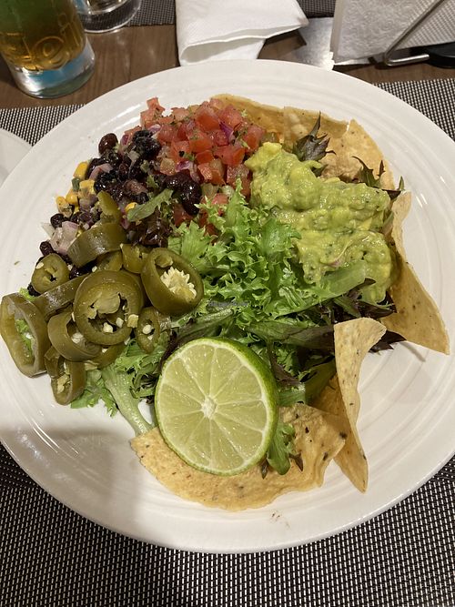Vegan Nacho salad  at ADD - Cravings in Addis Ababa