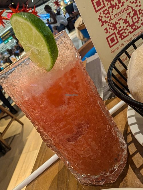 Strawberry lemonade at ADD - Cravings in Addis Ababa