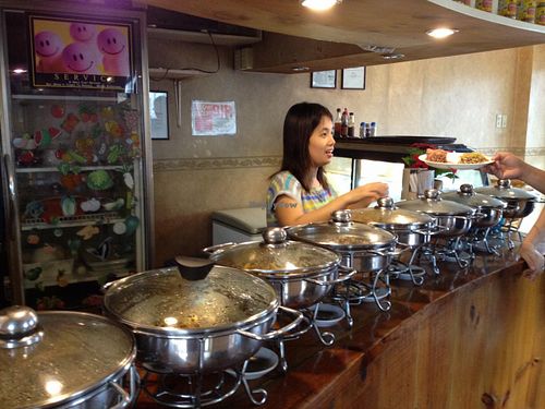 Turo turo style restaurant at Blissful Belly Vegetarian Cuisine in Quezon City